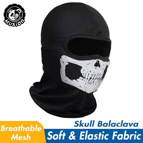 Musion COD Ghost Mask Call of Duty Skull Balaclava Full Face Mask Skull Print Cosplay Halloween ...