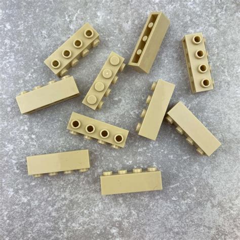 LEGO 30414 Brick Modified 1 X 4 With Studs On Side TAN 10ks Aukro