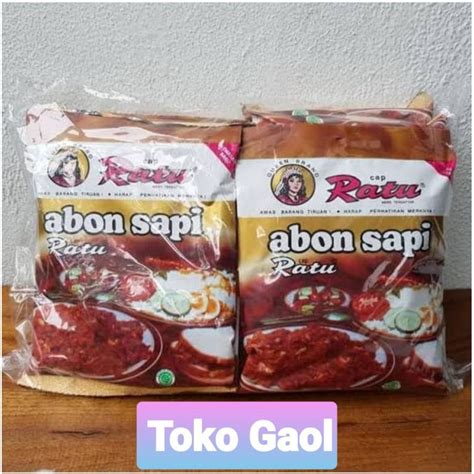 Jual Abon Sapi Cap Ratu 10 Pcs Shopee Indonesia