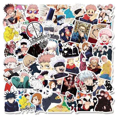 Stickers Paper Party Supplies Jujutsu Kaisen Anime Stickers Etna Pe