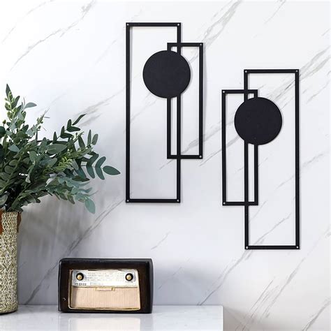 Line Wall Art Metal Wall Art Minimalist Art Geometric Metal Wall