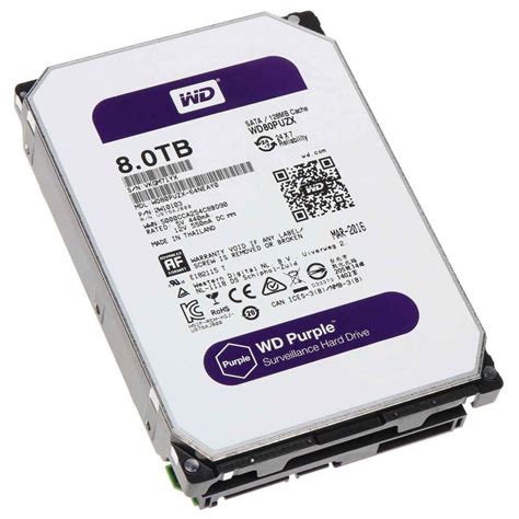 Ổ cứng WESTERN Purple 8TB WD80PURX Chuyên Dụng Camera Công Ty TNHH