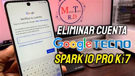 Eliminar Cuenta Google TECNO SPARK 10 PRO KI7 Android 13 Sin Pc 2023