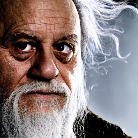 KREA AI Danny Devito As Gandalf The Grey Film Still From