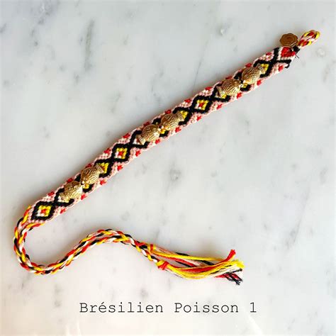 Bracelet Anklet brésilien Bohemian Rhapsodie Paris