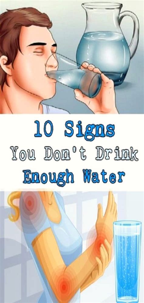 10 Signs You Are Not Drinking Enough Water Not Drinking Enough