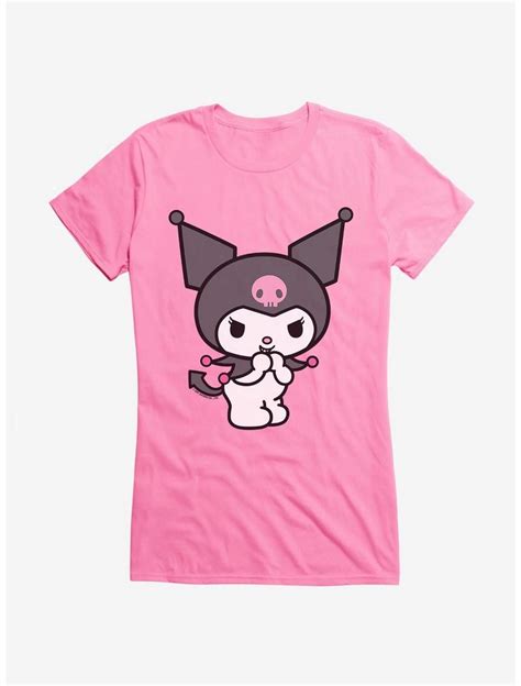 Kuromi Evil Giggle Girls T Shirt In 2024 Girls Tshirts Hello Kitty Clothes Birthday Shirts