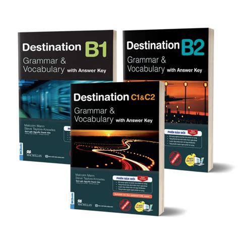 Sách Combo Destination Grammar Vocabulary B1 B2 và C1 C2 Bộ 3