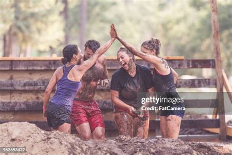 Mud Run Photos And Premium High Res Pictures Getty Images