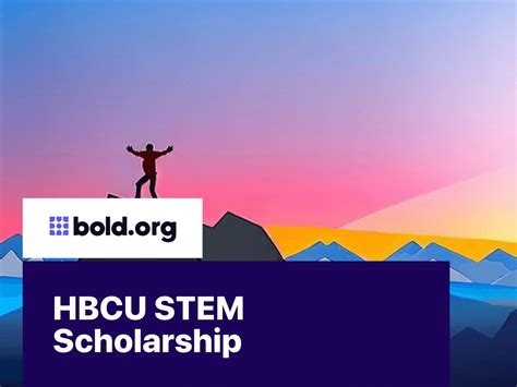 HBCU STEM Scholarship | Bold.org