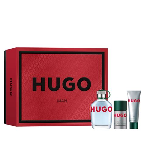 Hugo Man Coffret Eau De Toilette 125ml Déodorant Stick 75ml Gel