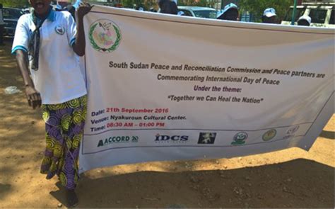 Marking International Peace Day In South Sudan ACCORD