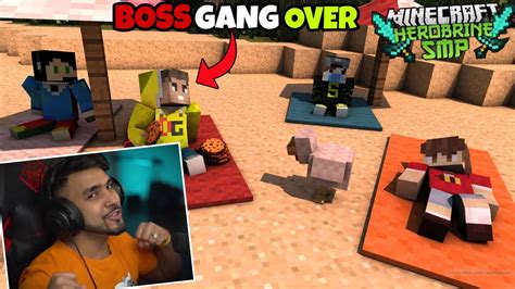 Techno Gamerz Ne Herobrine Smp Boss Gang Over 😂 Anshu Bisht Mythpat