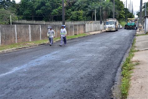 Prefeitura Conclui Asfalto De Via Que Liga O Bairro Costa E Silva A