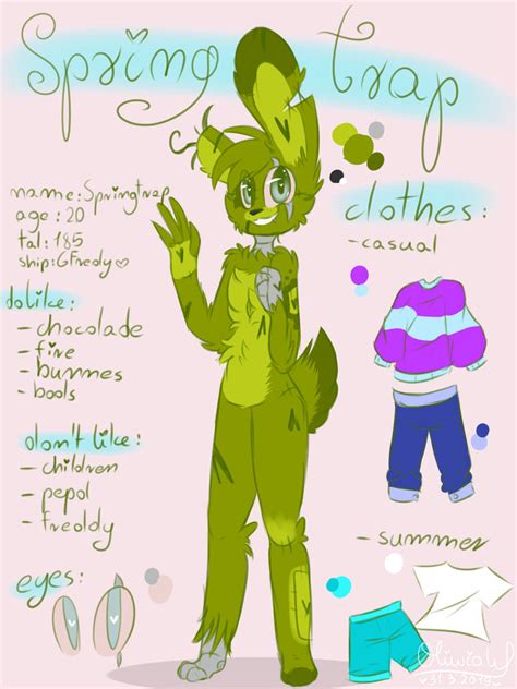 Springtrap Colors Model by OliviaLisiasta on DeviantArt