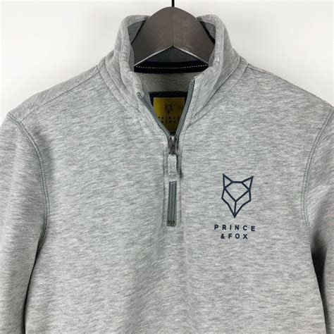 Prince Fox Aeropostale 1 4 Zip Sweatshirt Xs Gem