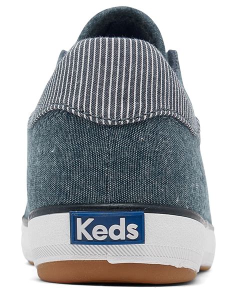 Keds Womens Center Iii Chambray Casual Sneakers From Finish Line Macys