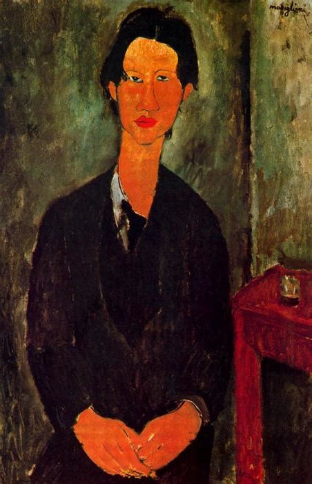 Oil Painting Replica Portrait Of Chaim Soutine 1917 By Amedeo