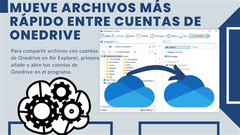 Mueve archivos más rápido entre cuentas de Onedrive