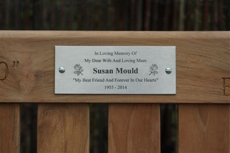 Mbuk Choosing The Writing For A Memorial Bench Plaque Mbuk