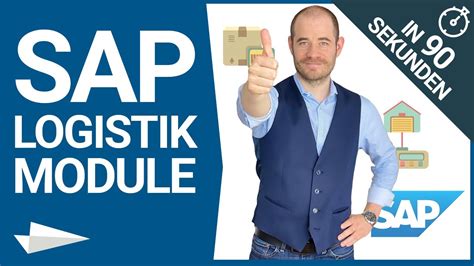 SAP Logistik SCM Module In 90 Sekunden SAP MM SD CS LE PP MRP