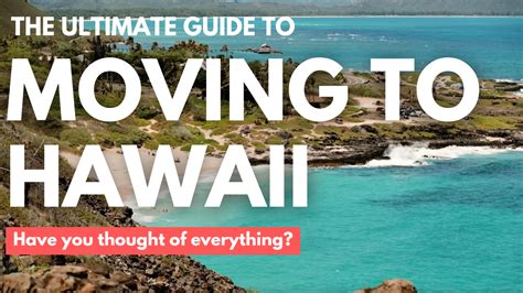 Moving To Hawaii In The Ultimate Predarture Guide