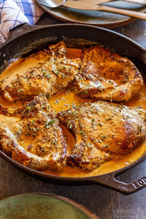 Cast Iron Skillet Pork Chops Recipe Happy Foods Tube