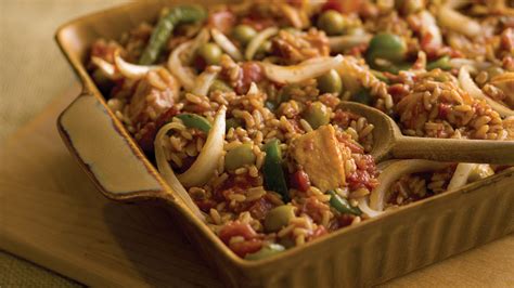 Zatarain’s® Spanish Rice Recipes Chicken With Olives Greenbean Casserole Recipe