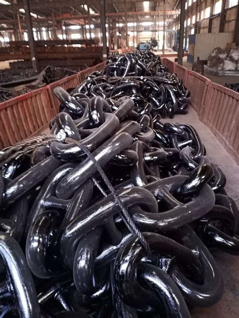 Chain And Open Anchor Chain Studless Anchor Chain China Mooring Chain