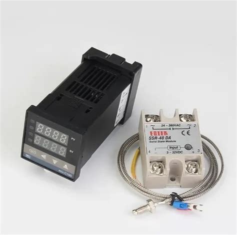 Controlador De Temperatura Rex C Sonda Ssr Disipador Env O Gratis