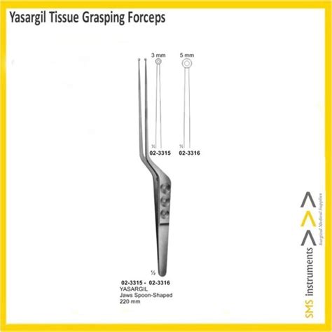 Yasargil Tissue Grasping Forceps Surgical Instruments Nazmed Sms