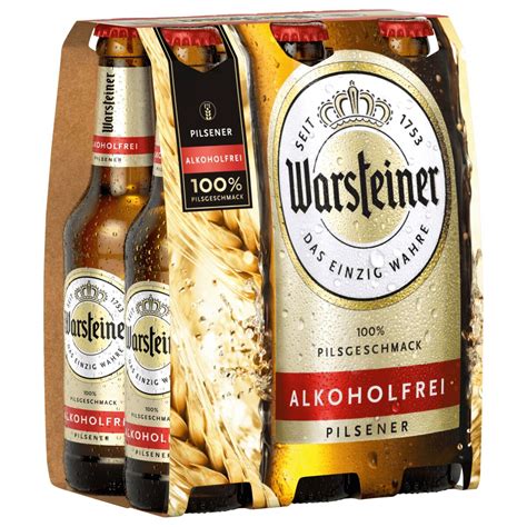 Warsteiner Alkoholfrei 0 33 Getränke Weber weil wir Getränke lieben