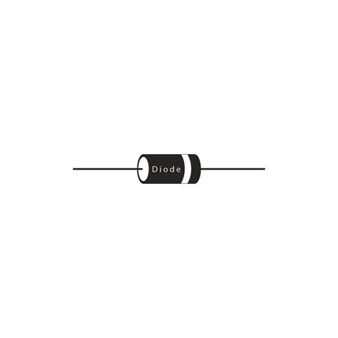 Diode Icon Vector Illustration Template Design 10060471 Vector Art At