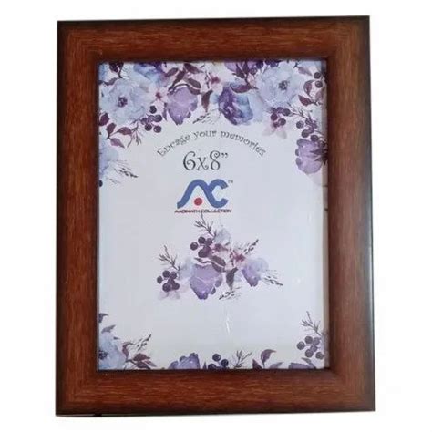 Rectangular Synthetic Wood 6x8 Inch Wooden Photo Frame At Best Price In