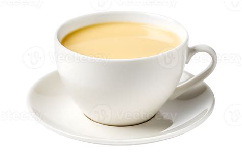 Ai Generated Hot Milk Coffee Isolated On Transparent Background