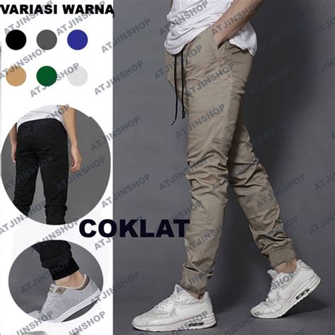 Jual Atjin Original Celana Panjang Joger Jogger Sirwal Pria Katun