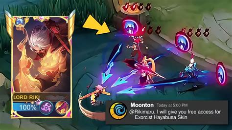 Finally Hayabusa Exorcist Skin Is Here Best Animation Effects Ever