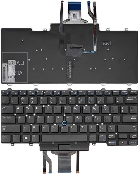 Wefly Laptop Keyboard Compatible For Dell Latitude E5450 E5470 E7450