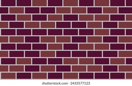 Pixel Art 2d Brick Wall Texture Stock Illustration 2433577123