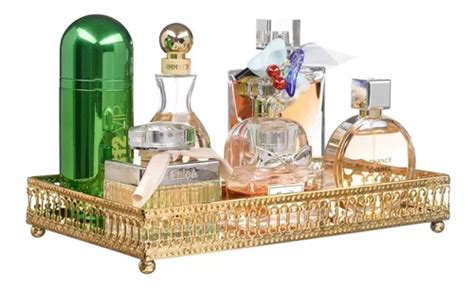 Bandeja Decorativa Espelhada P Perfume Banheiro Bd 106 M MercadoLivre