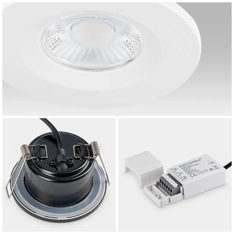 Spotlights Recessed Set Dimmable K Ip Venezia White