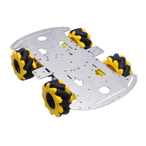 4wd Mecanum Wheel Aluminum Chassis