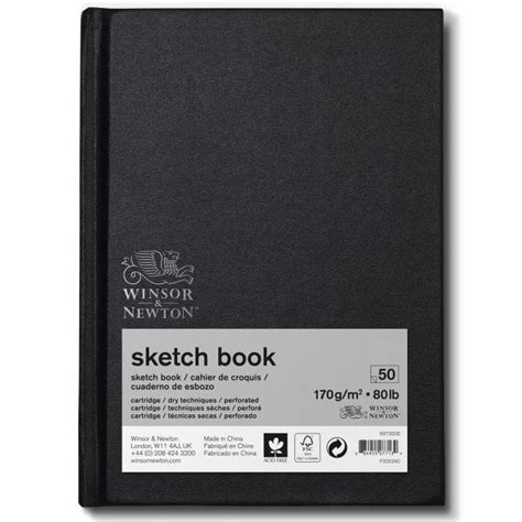 Winsor & Newton Hardback Bound White Paper Sketch Pad - Sizes Listed ...