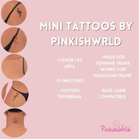 Pinkishwrld Patreon In 2024 Sims 4 Tattoos Tumblr Sims 4 Sims 4