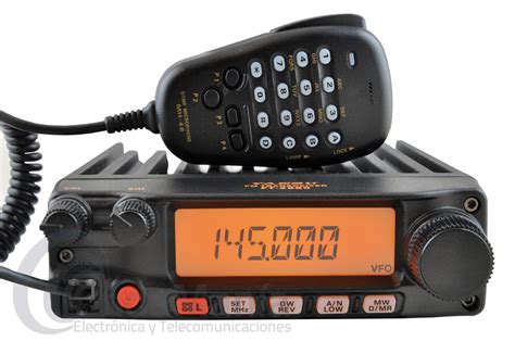 Yaesu Ft E Emisora Movil De Vhf Metros Con Alta Potencia W Muy