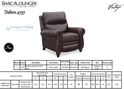 Recliner Chair Dimensions Everything Furniture