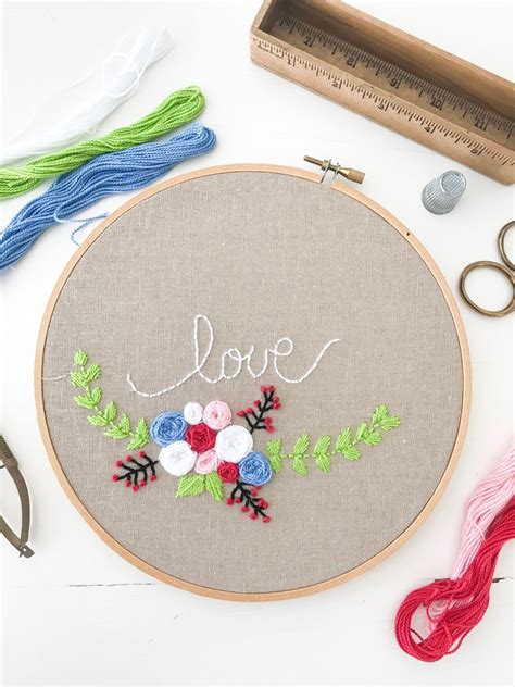 Love Embroidery Pattern - Simple Simon and Company