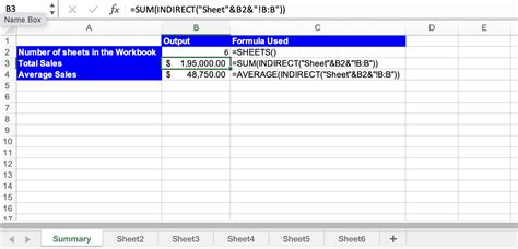 Sheets Function In Excel Explained Liveflow