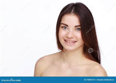 Girl With Naked Shoulders Stock Photo Image Of Elegance 70089274