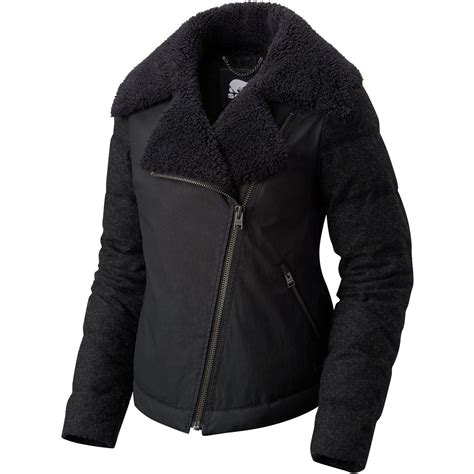 Sorel Tivoli Moto Down Jacket Womens Clothing